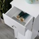 Ντουλάπι-στήλη Chesy  mdf λευκό 32x30x87εκ--(Eλάχ.Ποσότητα:)