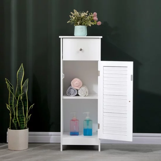 Ντουλάπι-στήλη Chesy  mdf λευκό 32x30x87εκ