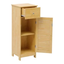 Ντουλάπι-στήλη Chesy  mdf σε φυσική απόχρωση 32x30x87εκ