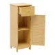 Ντουλάπι-στήλη Chesy  mdf σε φυσική απόχρωση 32x30x87εκ