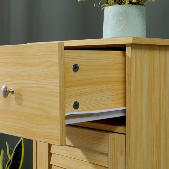 Ντουλάπι-στήλη Chesy  mdf σε φυσική απόχρωση 32x30x87εκ