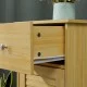 Ντουλάπι-στήλη Chesy  mdf σε φυσική απόχρωση 32x30x87εκ