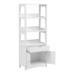 Ντουλάπι-στήλη Sejo  mdf λευκό 60x32.5x154εκ