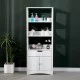 Ντουλάπι-στήλη Sejo  mdf λευκό 60x32.5x154εκ