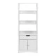 Ντουλάπι-στήλη Sejo  mdf λευκό 60x32.5x154εκ