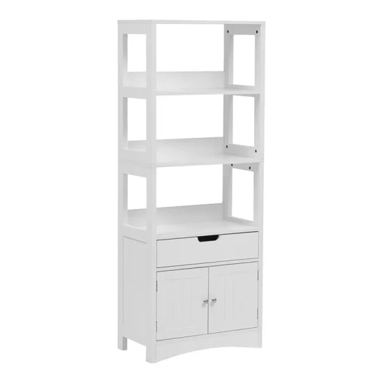 Ντουλάπι-στήλη Sejo  mdf λευκό 60x32.5x154εκ