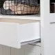 Ντουλάπι-στήλη Sejo  mdf λευκό 60x32.5x154εκ