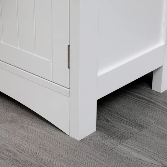 Ντουλάπι-στήλη Sejo  mdf λευκό 60x32.5x154εκ