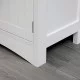 Ντουλάπι-στήλη Sejo  mdf λευκό 60x32.5x154εκ