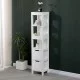 Ντουλάπι-στήλη Kelby  mdf λευκό 30x30x144εκ