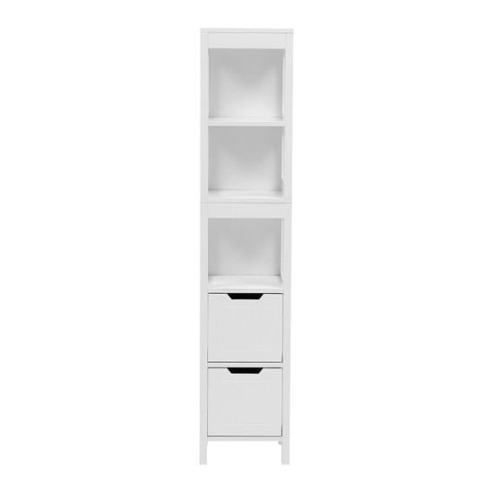 Ντουλάπι-στήλη Kelby  mdf λευκό 30x30x144εκ--(Eλάχ.Ποσότητα:)