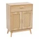 Μπουφές Scandy  ξύλο πεύκου-rattan σε φυσική απόχρωση 60x30x80εκ