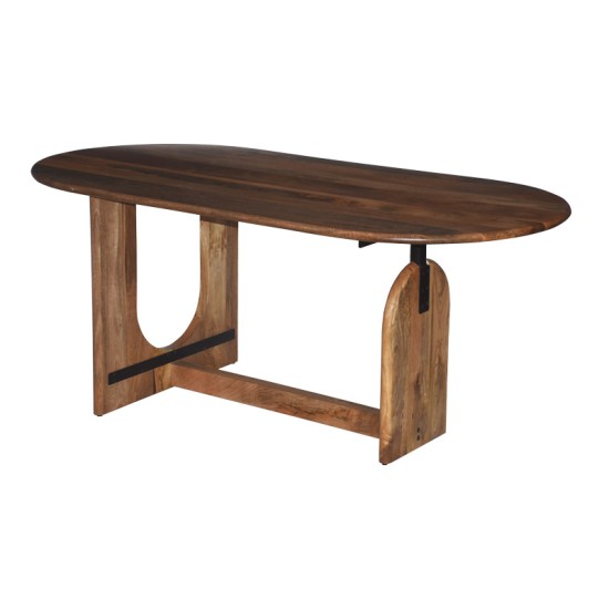 Τραπέζι Jenkou mango ξύλο σε φυσική απόχρωση 180x90x76εκ Τραπέζι Jenkou mango ξύλο σε φυσική απόχρωση 180x90x76εκ