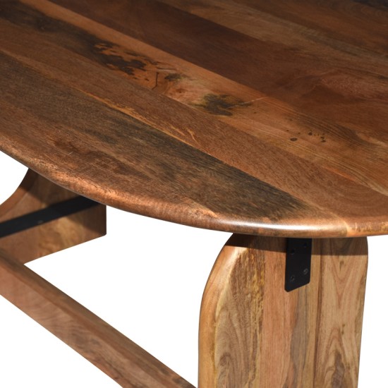 Τραπέζι Jenkou mango ξύλο σε φυσική απόχρωση 180x90x76εκ Τραπέζι Jenkou mango ξύλο σε φυσική απόχρωση 180x90x76εκ