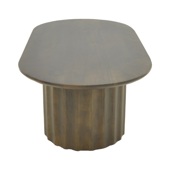 Τραπέζι σαλονιού Flute  wenge μασίφ ξύλο μάνγκο 130x65x40εκ