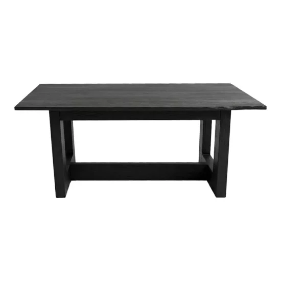 Τραπέζι Senza  μαύρο μάνγκο ξύλο 180x90x76εκ