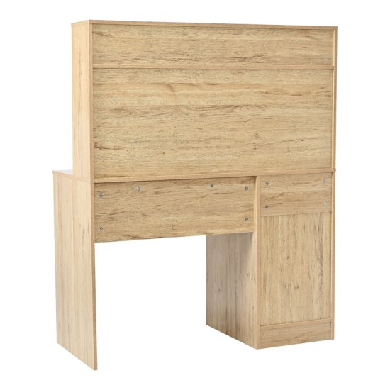 Γραφείο εργασίας Secreta με ράφι σε oak απόχρωση 110x50x135εκ Γραφείο εργασίας Secreta με ράφι σε oak απόχρωση 110x50x135εκ
