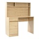 Γραφείο εργασίας Secreta με ράφι σε oak απόχρωση 110x50x135εκ Γραφείο εργασίας Secreta με ράφι σε oak απόχρωση 110x50x135εκ