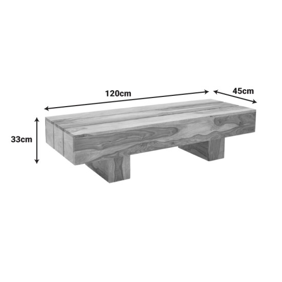 Τραπέζι Lucca μασιφ ξύλο sheesham σε καρυδί απόχρωση 120x45x30εκ Τραπέζι Lucca μασιφ ξύλο sheesham σε καρυδί απόχρωση 120x45x30εκ