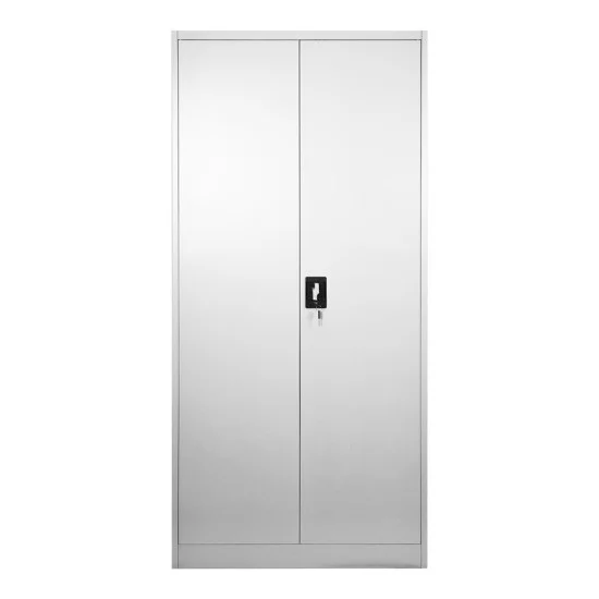 Μεταλλική ντουλάπα Ugren  ανοιχτό γκρι 90x40x180εκ