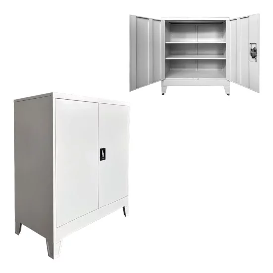 Μεταλλικό ντουλάπι Armon  ανοιχτό γκρι 90x45x100εκ