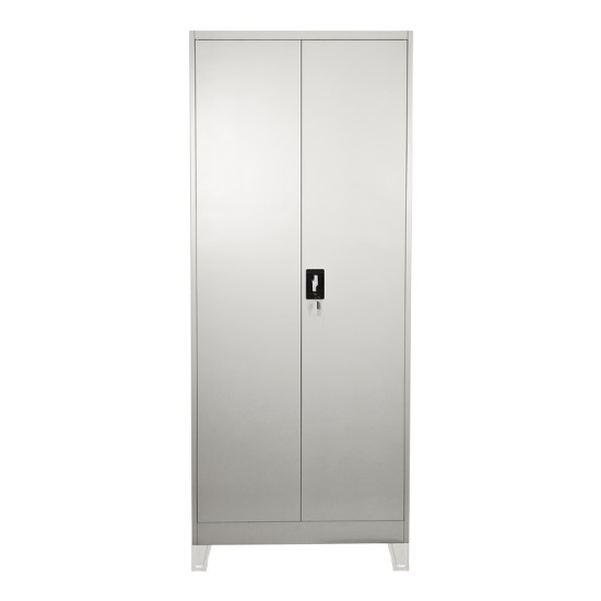 Μεταλλική ντουλάπα Ugren  σε ανοιχτό γκρι 70x40x190εκ