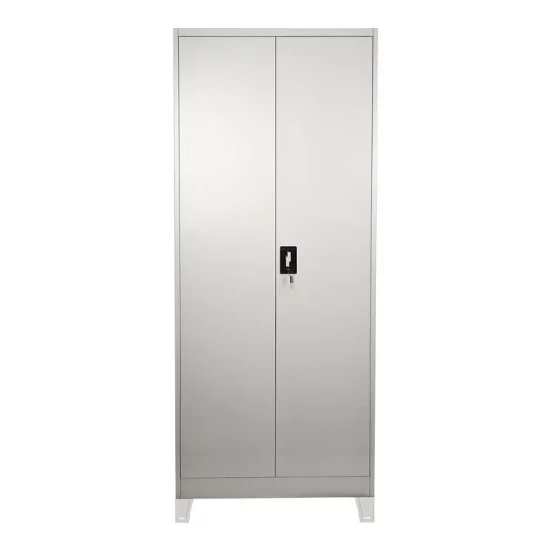 Μεταλλική ντουλάπα Ugren  σε ανοιχτό γκρι 70x40x190εκ