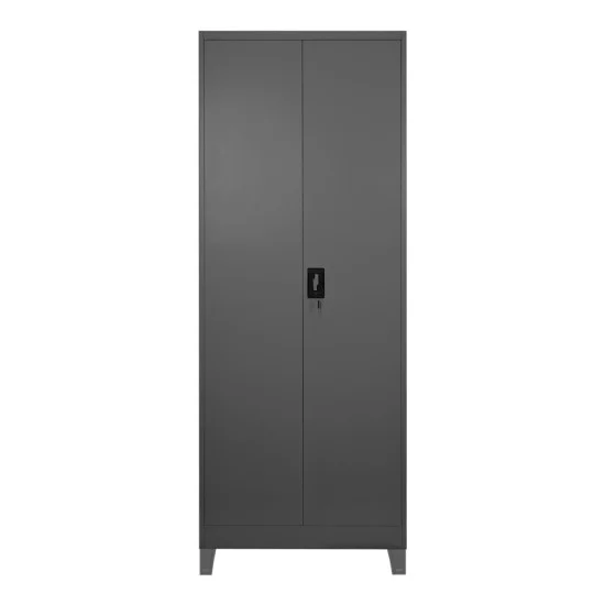 Μεταλλική ντουλάπα Zogi  με χώρισμα ανθρακί 70x40x190εκ