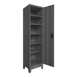 Μεταλλική ντουλάπα-στήλη Koya  ανθρακί 45x50x190εκ