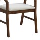 Πολυθρόνα Livia rubberwood σε καρυδί-εκρού απόχρωση 47.5x54.5x78εκ Πολυθρόνα Livia rubberwood σε καρυδί-εκρού απόχρωση 47.5x54.5x78εκ