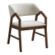 Πολυθρόνα Livia rubberwood σε καρυδί-εκρού απόχρωση 47.5x54.5x78εκ Πολυθρόνα Livia rubberwood σε καρυδί-εκρού απόχρωση 47.5x54.5x78εκ