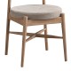 Καρέκλα Raudi  rubberwood σε φυσική-μπεζ απόχρωση 45.5x45.5x81εκ