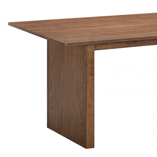Τραπέζι Eleganza  mdf σε καρυδί απόχρωση 180x99x75.8εκ