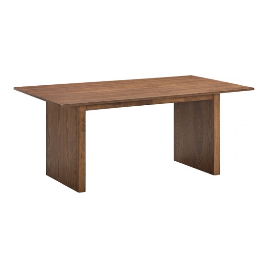 Τραπέζι Eleganza  mdf σε καρυδί απόχρωση 180x99x75.8εκ