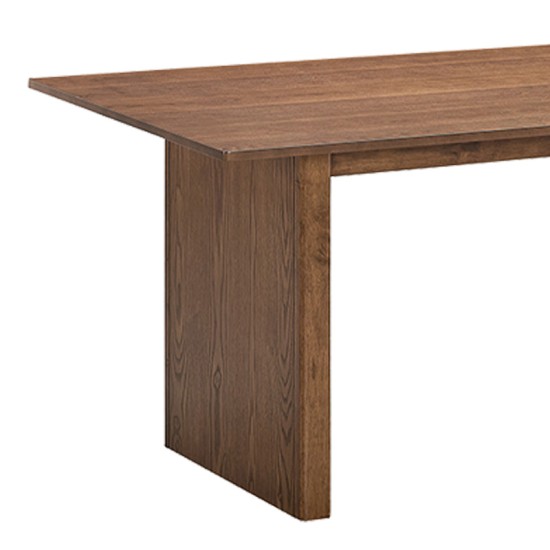 Τραπεζαρία Eleganza-Raudi σετ 7τεμ mdf σε καρυδί-εκρού απόχρωση 180x99x75.8εκ Τραπεζαρία Eleganza-Raudi σετ 7τεμ mdf σε καρυδί-εκρού απόχρωση 180x99x75.8εκ