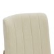 Σκαμπό μπαρ Dalby  καρυδί rubberwood και εκρού ύφασμα 50x45x102,5εκ