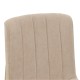 Σκαμπό μπαρ Dalby  sonoma rubberwood και μπεζ ύφασμα 50x45x102,5εκ