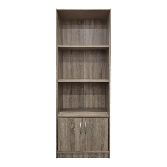 Βιβλιοθήκη Tekaro  σε sonoma απόχρωση 60x29x166εκ