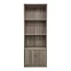 Βιβλιοθήκη Tekaro  σε sonoma απόχρωση 60x29x166εκ