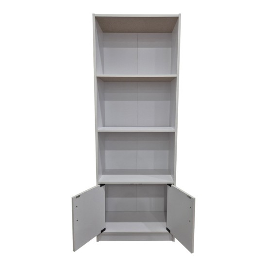 Βιβλιοθήκη Tekaro σε λευκή απόχρωση 60x29x166εκ Βιβλιοθήκη Tekaro σε λευκή απόχρωση 60x29x166εκ