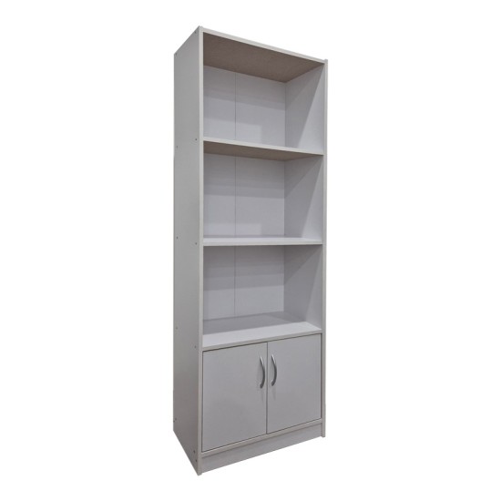 Βιβλιοθήκη Tekaro σε λευκή απόχρωση 60x29x166εκ Βιβλιοθήκη Tekaro σε λευκή απόχρωση 60x29x166εκ