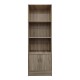 Βιβλιοθήκη Tekaro I  σε sonoma απόχρωση 57x33x180εκ