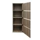 Ντουλάπι-στήλη Gabino I  σε sonoma απόχρωση 40x34.5x120εκ