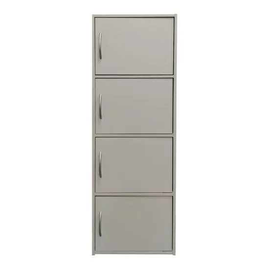 Ντουλάπι-στήλη Gabino I  σε λευκή απόχρωση  40x34.5x120εκ