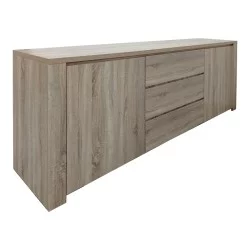 Μπουφές Kalya  σε sonoma απόχρωση 220x49x89.5εκ
