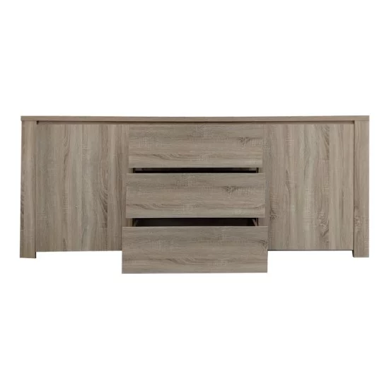 Μπουφές Kalya  σε sonoma απόχρωση 220x49x89.5εκ