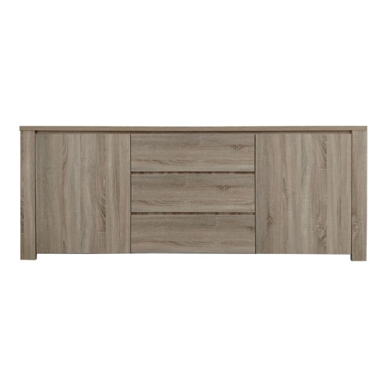 Μπουφές Kalya σε sonoma απόχρωση 220x49x89.5εκ Μπουφές Kalya σε sonoma απόχρωση 220x49x89.5εκ