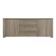 Μπουφές Kalya  σε sonoma απόχρωση 220x49x89.5εκ