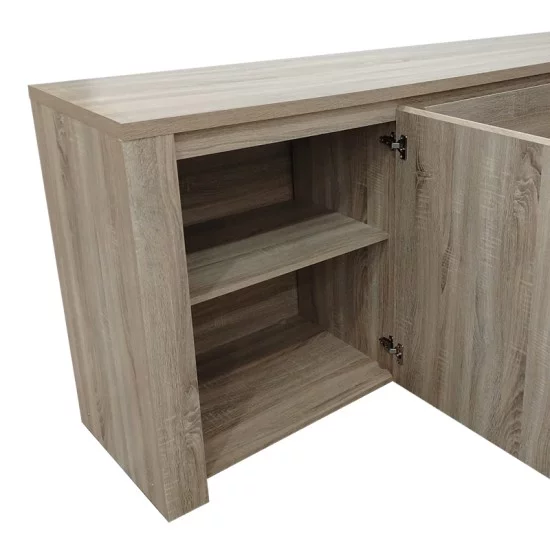 Μπουφές Kalya  σε sonoma απόχρωση 220x49x89.5εκ