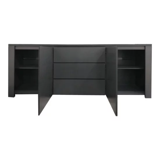 Μπουφές Kalya  σε ανθρακί απόχρωση 220x49x89.5εκ